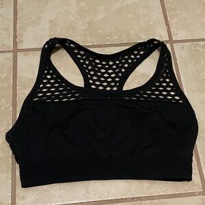Victoria's Secret Black Mesh Sports Bra